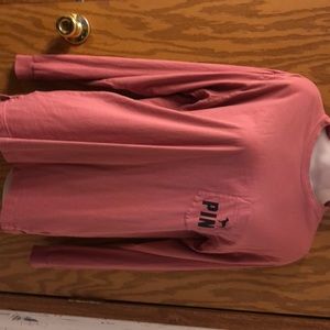 Long sleeve pink shirt